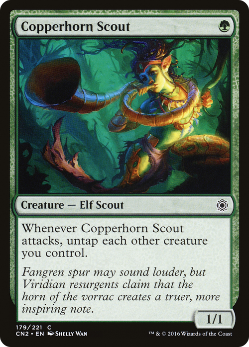 Copperhorn Scout (CN2-179) - Conspiracy: Take the Crown Foil