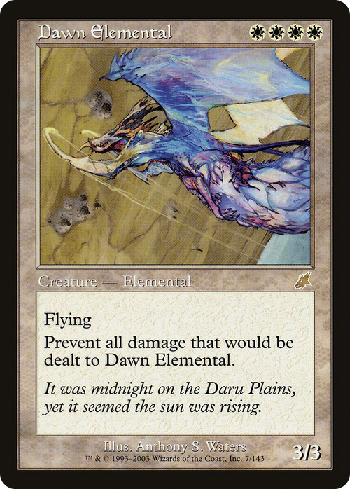 Dawn Elemental (SCG-007) - Scourge Foil
