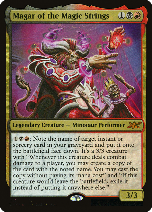 Magar of the Magic Strings (Galaxy Foil) (UNF-457) - Unfinity Foil