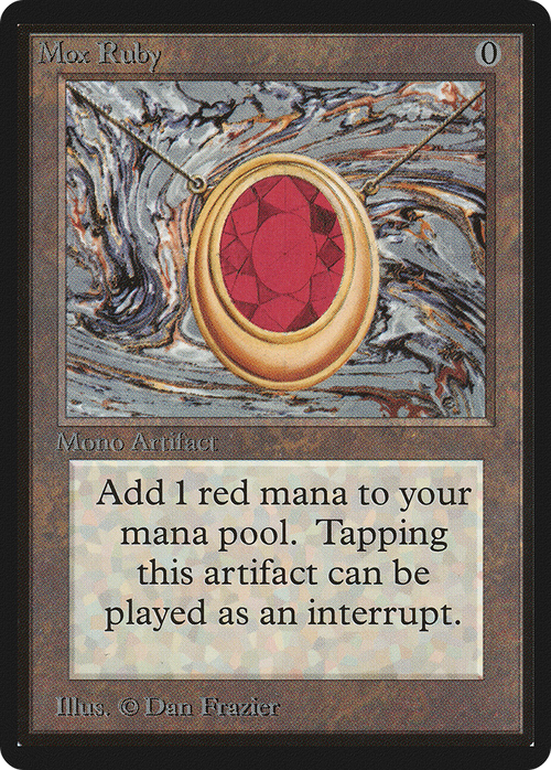 Mox Ruby (LEB-) - Limited Edition Beta