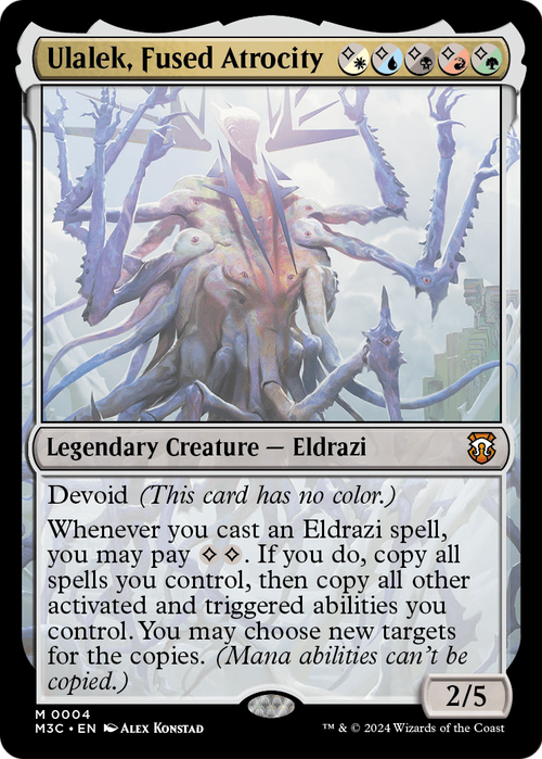 Ulalek, Fused Atrocity (M3C-004) - Modern Horizons 3 Commander: (devoid) Foil