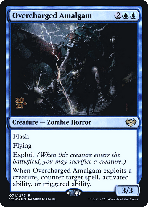 Overcharged Amalgam (PRE-071) - Innistrad: Crimson Vow Promos Foil
