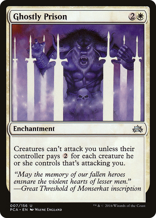 Ghostly Prison (PCA-007) - Planechase Anthology