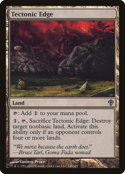 Tectonic Edge (WWK-145) - Worldwake Foil