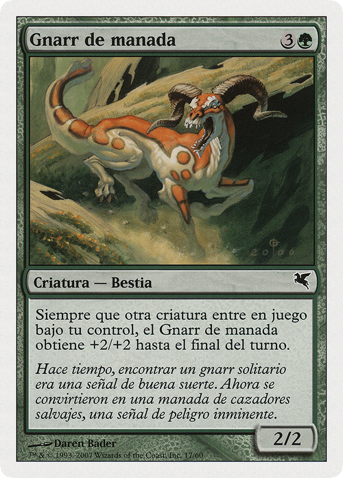 Herd Gnarr (Spanish) - "Gnarr de manada" (PSAL-J17) - Salvat 2005