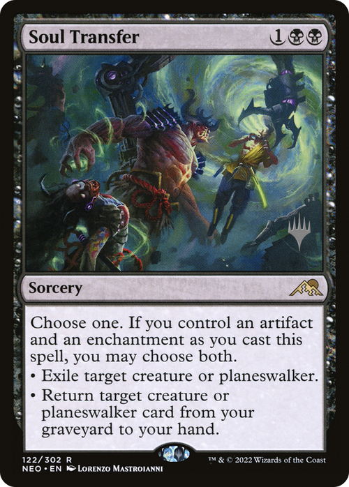 Soul Transfer (PPNEO-122) - Kamigawa: Neon Dynasty Promos Foil