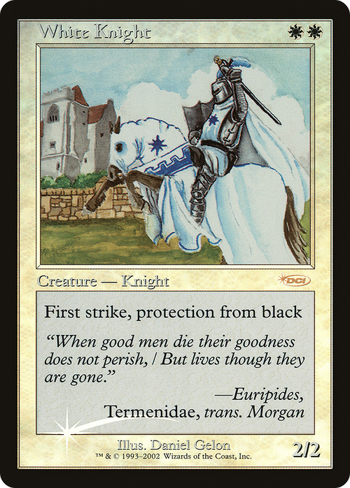 White Knight (FNM-) - Friday Night Magic 2002 Foil
