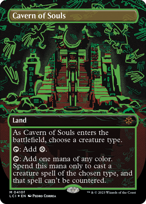 Cavern of Souls (0410f) (Borderless) (LCI-410F) - The Lost Caverns of Ixalan Foil