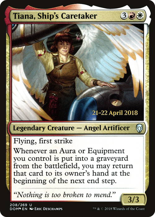 Tiana, Ship's Caretaker (PRE-208S) - Dominaria Promos Foil