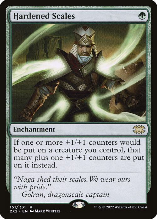 Hardened Scales (2X2-151) - Double Masters 2022