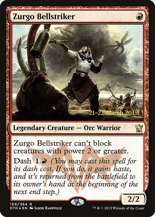 Zurgo Bellstriker (PRE-169) - Dragons of Tarkir Promos Foil