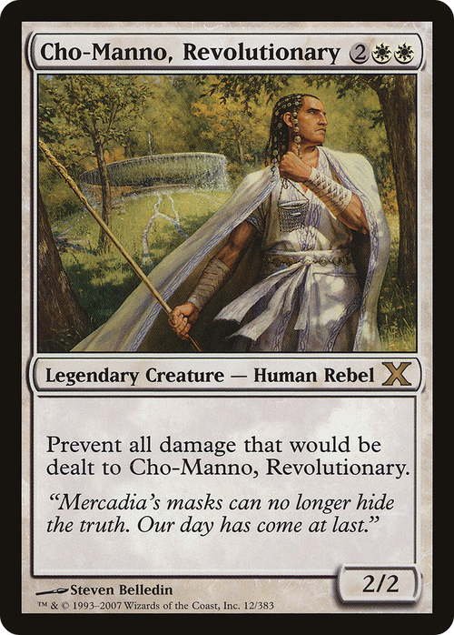 Cho-Manno, Revolutionary (10E-012) - Tenth Edition Foil