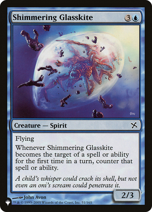 Shimmering Glasskite (LIST-51/165) - The List