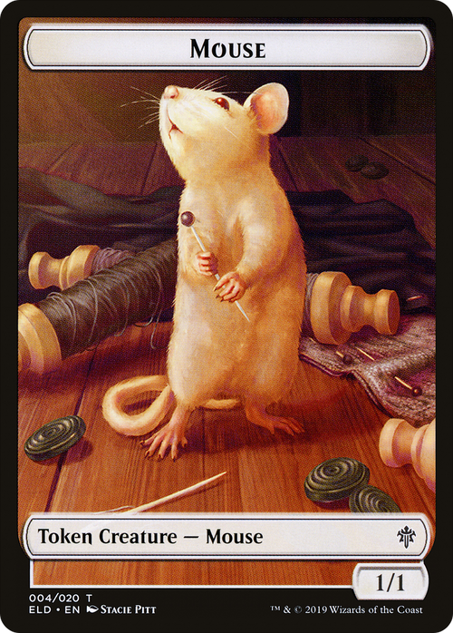 Mouse (TELD-004) - Throne of Eldraine Tokens Foil