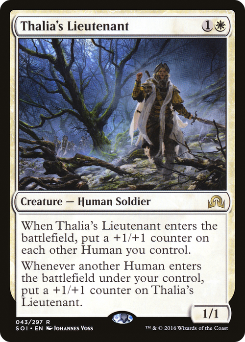 Thalia's Lieutenant (SOI-043) - Shadows over Innistrad Foil