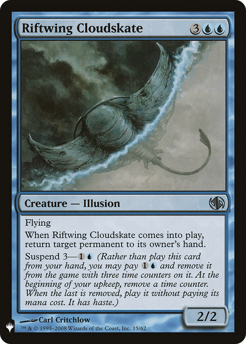 Riftwing Cloudskate (LIST-DD2-15) - The List