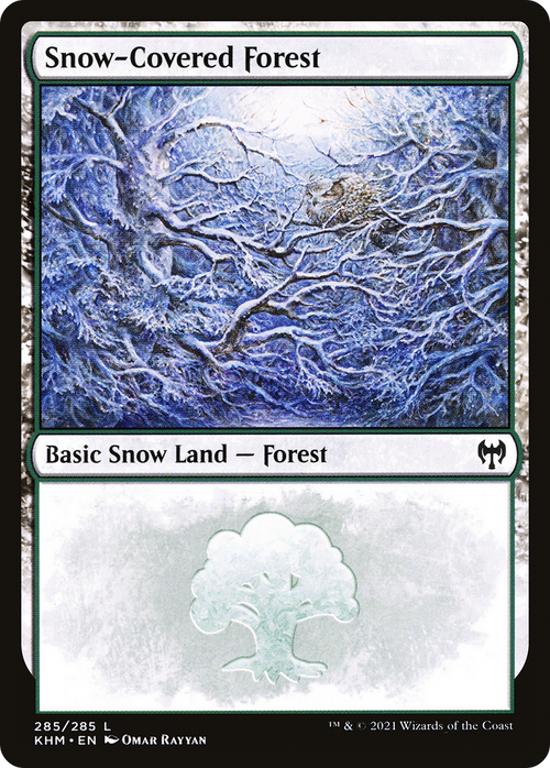 Snow-Covered Forest (285) (KHM-285) - Kaldheim: (snow)