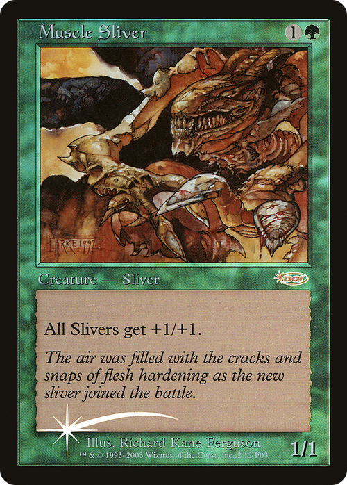 Muscle Sliver (FNM-) - Friday Night Magic 2003 Foil