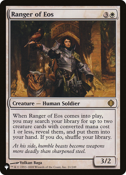 Ranger of Eos (LIST-21/249) - The List