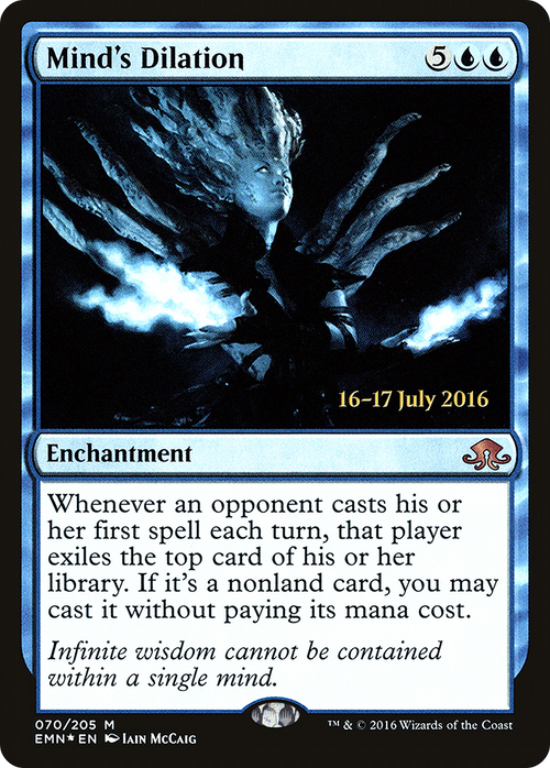Mind's Dilation (PRE-70S) - Eldritch Moon Promos Foil