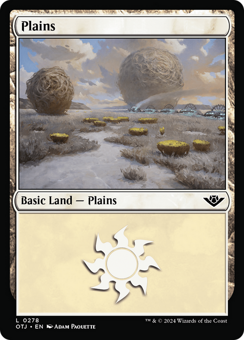 Plains (0278) (OTJ-278) - Outlaws of Thunder Junction Foil