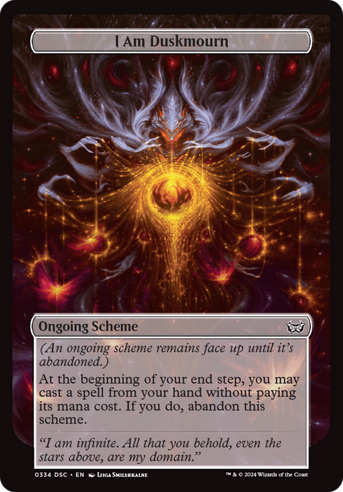 I Am Duskmourn (Full Art) (A:DSC-334) - Duskmourn: House of Horror Commander