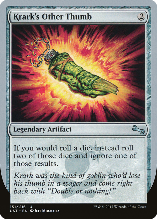 Krark's Other Thumb (UST-151) - Unstable Foil