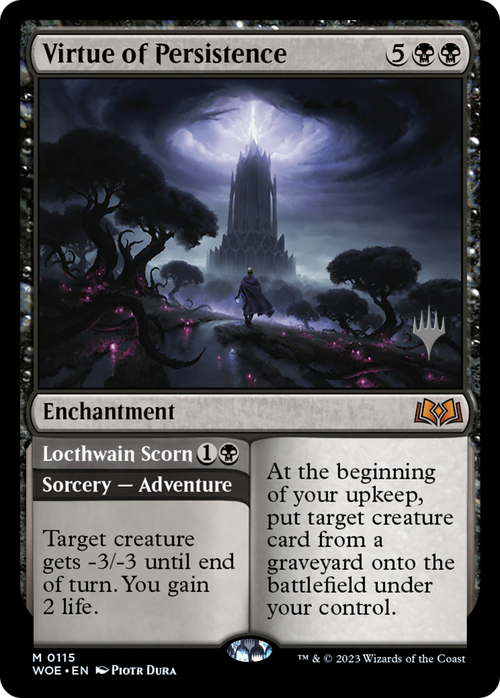 Virtue of Persistence (PPWOE-115) - Wilds of Eldraine Promos Foil