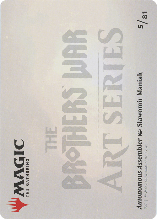 Autonomous Assembler // Autonomous Assembler (ABRO-005) - The Brothers' War Art Series (Borderless) Foil