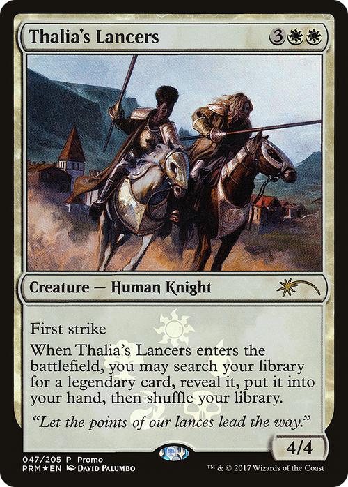 Thalia's Lancers (MEDIA-47★) - Eldritch Moon Promos Foil