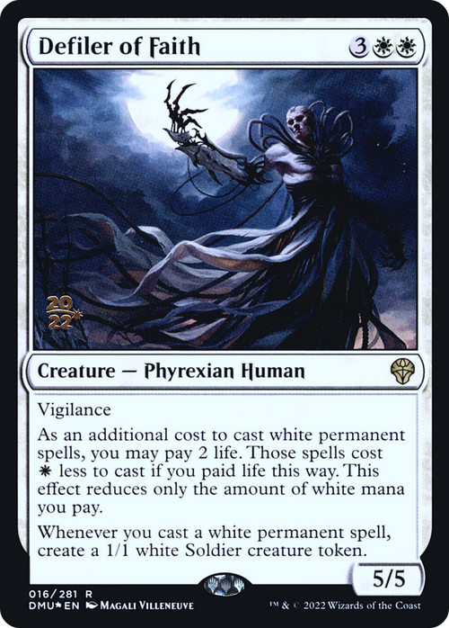 Defiler of Faith (PRE-016) - Dominaria United Promos Foil