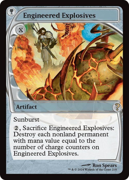 Engineered Explosives (Future Sight) (MB2-218) - Mystery Booster 2 Foil