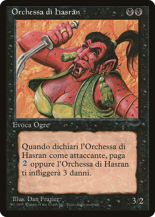 Hasran Ogress (Italian) - "Orchessa di hasran" (REN-) - Rinascimento
