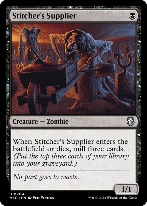 Stitcher's Supplier (M3C-204) - Modern Horizons 3 Commander
