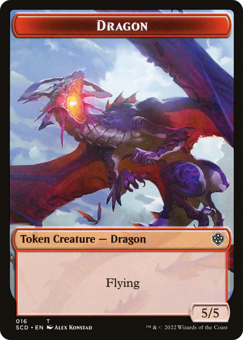 Dragon (TSCD-016) - Starter Commander Deck Tokens