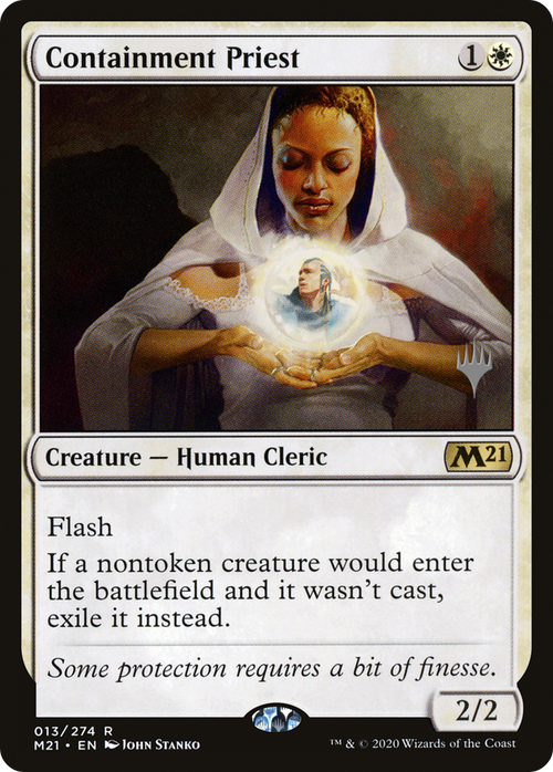 Containment Priest (PPM21-013) - Core Set 2021 Promos Foil
