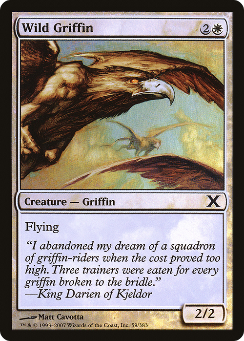 Wild Griffin (10E-59★) - Tenth Edition Foil