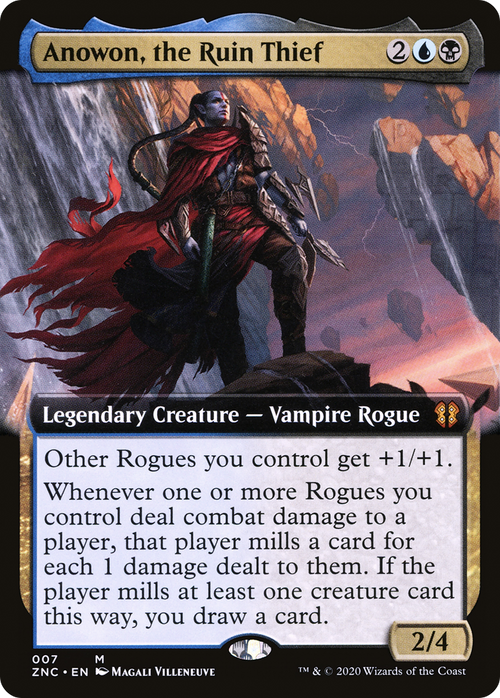 Anowon, the Ruin Thief (Extended Art) (ZNC-007) - Zendikar Rising Commander: (Extended Art)
