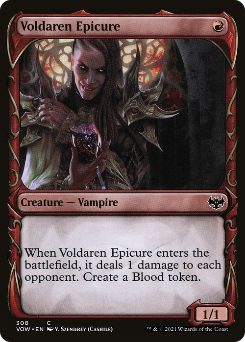 Voldaren Epicure (Showcase) (VOW-308) - Innistrad: Crimson Vow: (Showcase)