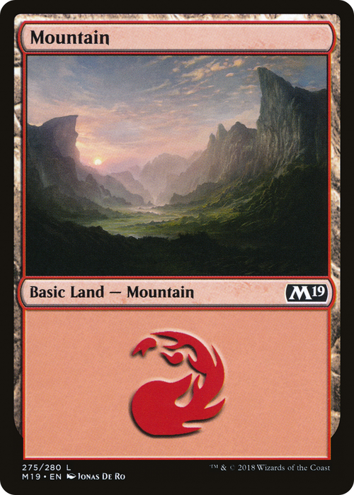 Mountain (275) (M19-275) - Core Set 2019