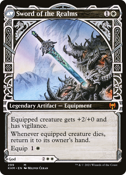 Halvar, God of Battle (Showcase) (KHM-299) - Kaldheim: (Showcase) Foil