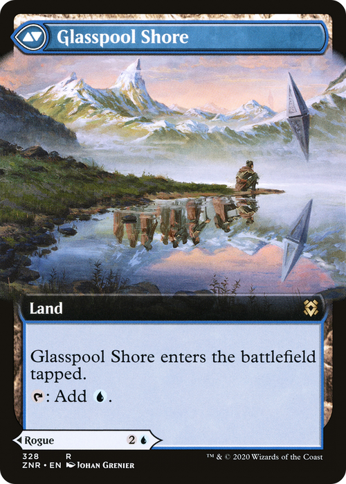 Glasspool Mimic (Extended Art) (ZNR-328) - Zendikar Rising: (Extended Art)