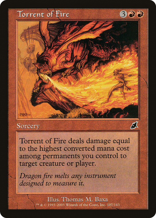 Torrent of Fire (SCG-107) - Scourge Foil