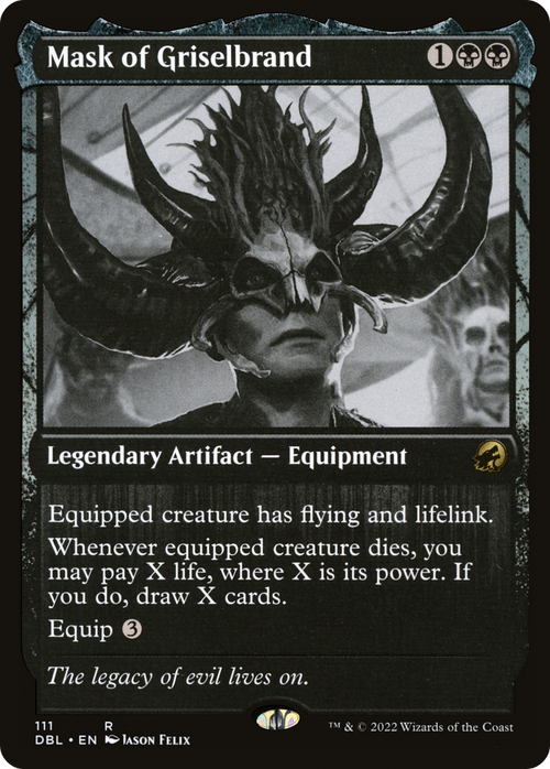 Mask of Griselbrand (DBL-111) - Innistrad: Double Feature Foil
