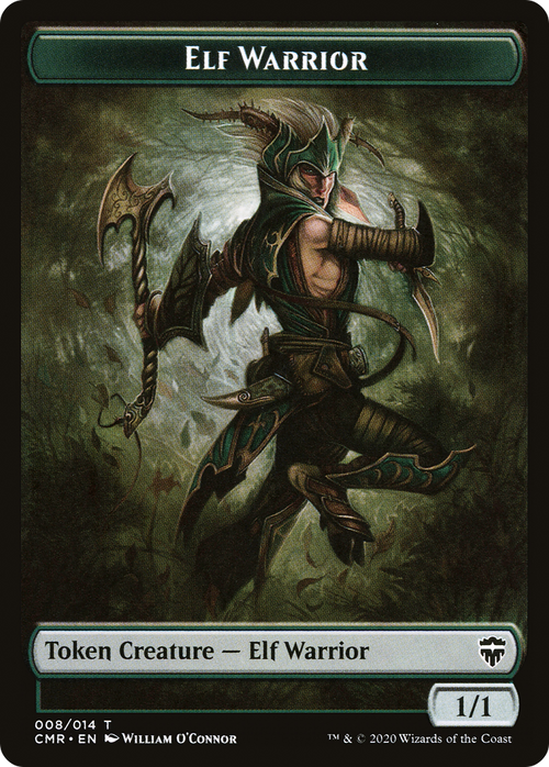 Elf Warrior Token (CMR-008) - Commander Legends Tokens Foil