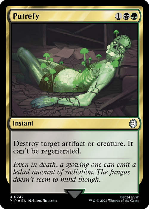 Putrefy (Surge Foil) (PIP-747) - Fallout Foil