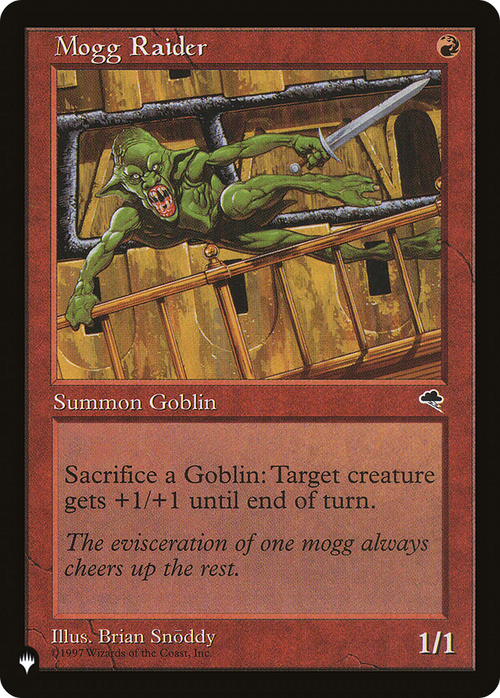 Mogg Raider (LIST-) - The List