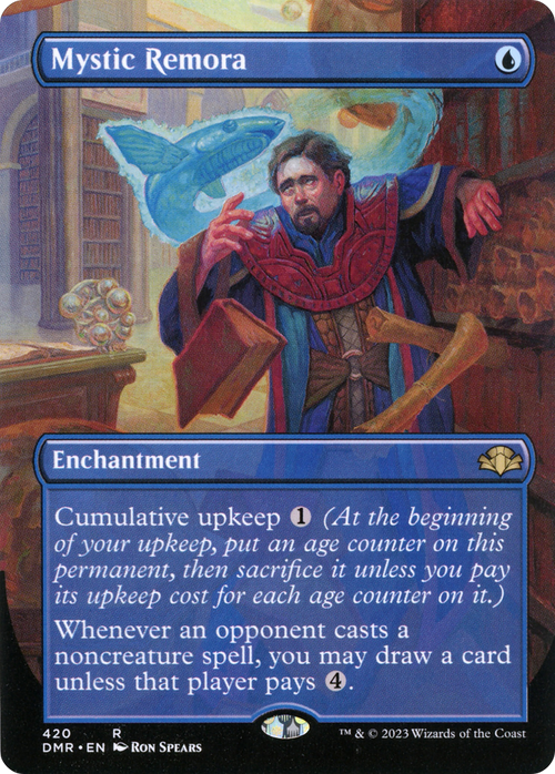 Mystic Remora (Borderless) (DMR-420) - Dominaria Remastered