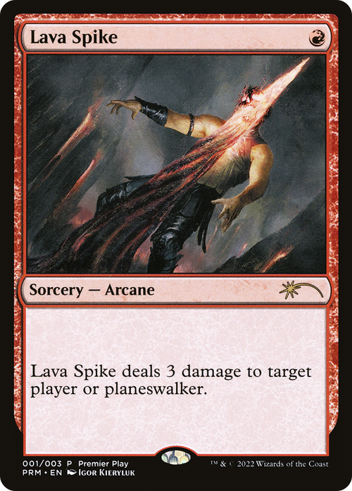 Lava Spike (PTP-001) - Pro Tour Promos Foil