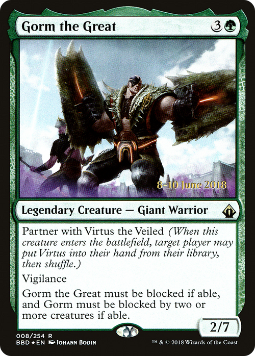 Gorm the Great (LARP-008) - Battlebond Promos Foil